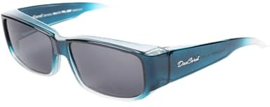 DanCarol DC-POL-2007-Die Überbrille, ideal für Brillenträger (Türkis)