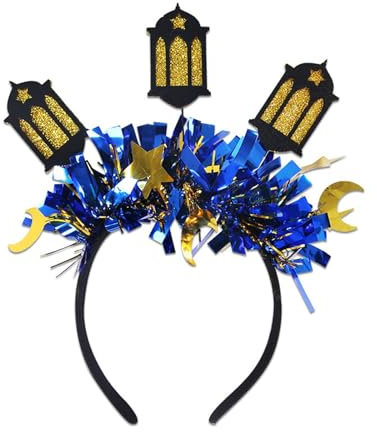 Lerpwige Tragbares Haarband mit Sternen und Mond für Eid als Dekoration für Feier, robust und elegant, modisches Accessoire