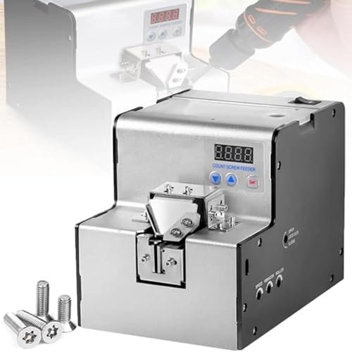 ZCBYBT Automatic Screw Feeder Machine Automatic Screw Counting Machine, 100 to 240V Digital Display Screwdriver Feeder Counter