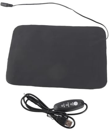 Gsycle Seedling Heat Mat, 3 Gear Temperature Adjustment PU Leather Hydroponic Plant Heating Pad Seed Starting Trays for Indoor Gardening (1522)