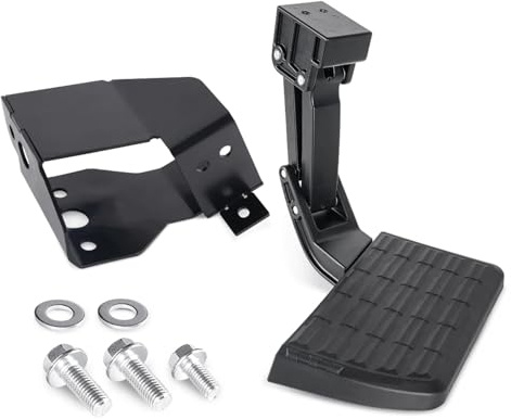 Fußpedal Auto Universal Autoleiter RASTP-75306-01A Einziehbare hintere Stoßstangenfuß-Stufenbettstufe Passend für Dodge Ram 1500 2500 3500 TBS001