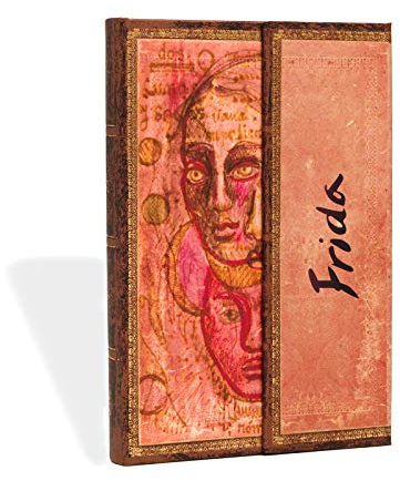 Paperblanks,PB8621,Notizbuch AA8mit Lesebändchen& Innentasche |Frida Kahlo, Ein Doppelporträt |Mini (140 x 100 mm) | 176 Seiten | Liniert