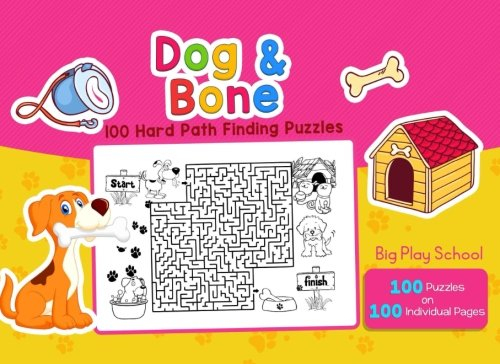 Dog and Bone - 100 Hard Path Finding Puzzles
