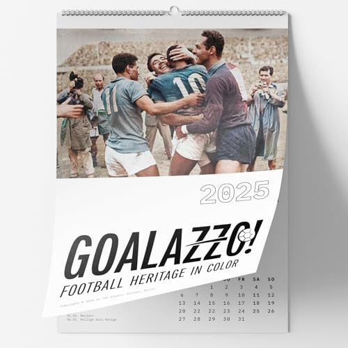 Goalazzo! Football Heritage in Color - Fußball-Wandkalender 2025