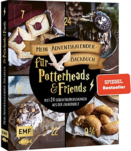 Mein Adventskalender-Backbuch für Potterheads and Friends: Mit 24 süßen Überraschungen aus der Zauberwelt – Mit perforierten Seiten zum Auftrennen