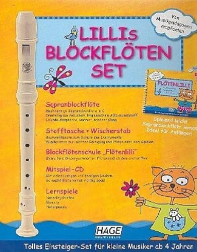 Lillis Blockflöten-Set - Deutsche Griffweise: Das Set enthält alles, was Ihr Kind für einen gelungenen musikalischen Einstieg braucht! Von Musikpädagogen empfohlen!