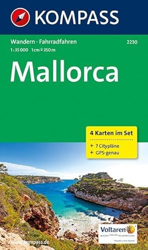Mallorca: Wanderkarten-Set. GPS-genau. 1:35000 (KOMPASS Wanderkarte, Band 2230)