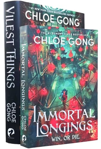 Flesh & False Gods Series by Chloe Gong 2 Books Collection Set (Immortal Longings & Vilest Things [Hardback])