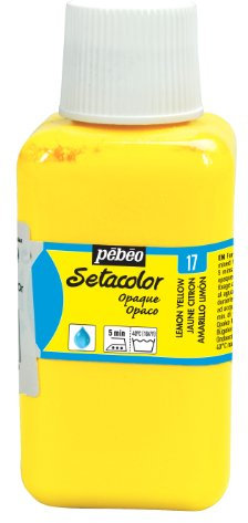PEBEO Setacolor Peinture opaque pour tissu Citron 250 ml
