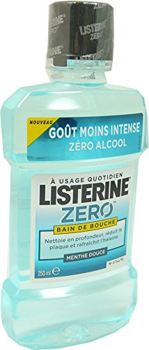 Listerine Mild Mint Zero Mouthwash, 250ml