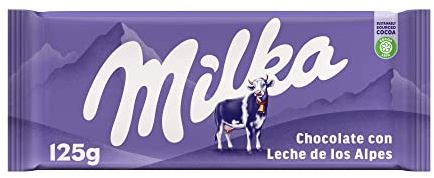 Milka Tierno Chocolate Con Leche De Los Alpes - Tableta De G, 125 Gramo