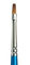 Winsor & Newton 5305004 Cotman Synthetikhaar Aquarellpinsel - Serie 555, Flachpinsel, langer Stiel mit exzellenter Sprungkraft, Farbtragekraft und Punktgenauigkeit - Nr 4, 3,6 mm