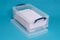 Set of 4 x 12 litre Really Useful Boxes