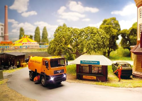 FALLER 161305 - Car System Digital MAN TGA Straßenkehrmaschine (HERPA) - Spurweite H0