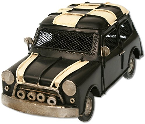 Auto aus Metall schwarz mit Spardose PKW Oldtimer Nostalgie Mini