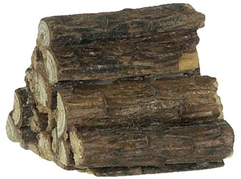 Melody Jane Maison de Poupées Miniature Cheminée Log Brûleur Yard Accessoire Pile de Rondins