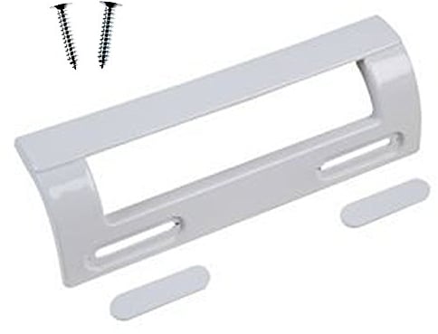 Spares2go Door Handle for Indesit Fridge Freezer (80mm - 150mm, White)