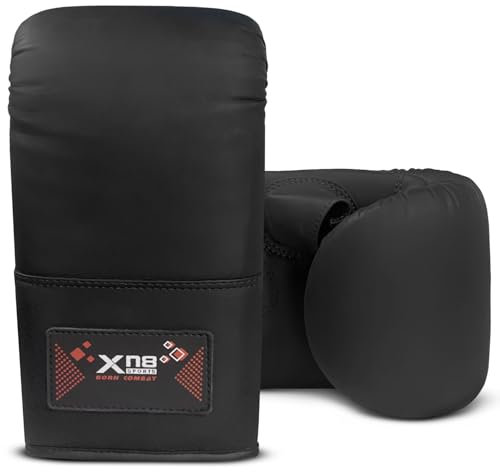 Xn8 Boxing Mitts, Punch Bag Gloves for Men & Women, Muay Thai, MMA, Kickboxing, Ideal for Focus Pads Thai pad Double End Speed Ball Workout, Pro Training Sparring, Punching Bag Mitts