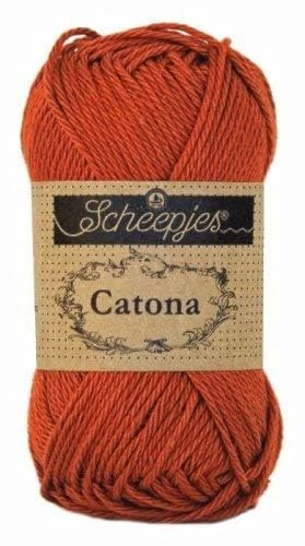 Scheepjes - Scheepjes Catona 388 Rust Yarn - 1x50g