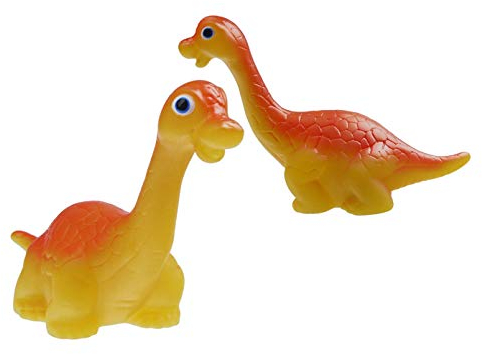 2er Set - Originelle Nachtlichter BRACHIOSAURUS, mit LED Farbwechsler für sanftes Licht im Kinderzimmer
