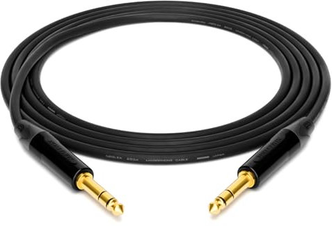 enoaudio Mogami 2534 Quad profesional Cable balanceado | Neutrik 6,3mm TRS | HiFi - 1,5 m