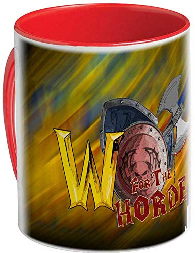 Foto de for the Horde wow sobre taza.