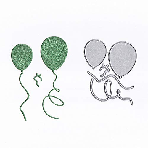 Xmiral Prägeschablonen Scrapbooking Stanzschablone,Spinnennetz Ballon Schmetterling(E)