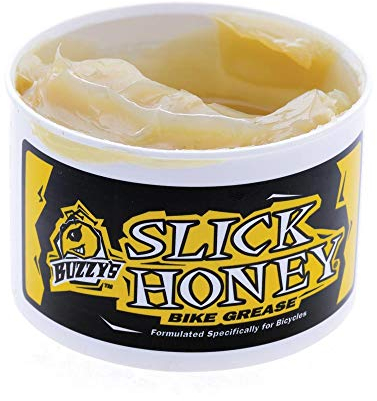 Buzzy's Slick Honey Cycle Fork Suspension Grease - 57ml / Bicycle Cycling Mountain Biking Bike MTB Front Rear Shock Butter Lubricant Workshop Smooth Lube Seal Bushing Hub Service Oil Maintenance