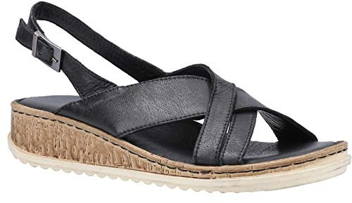 Hush Puppies Elena, Women’s Sling Back Sandals, Black (Black Black), 8 (41 EU)))