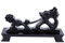 Schwerthalter, 1 Stück 8,5 x 2.2 x 4,6 Chinese Dragon Shaped Small Size Samurai Schwert Katana Wakizashi Holder Stand Display schwarz