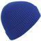 Beechfield Engineered Knit Ribbed Beanie Blau Bright Royal One Size