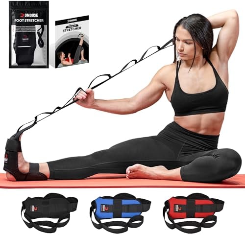 Yoga Gurt Faszienstrecker - Yoga Strap - Yogagurt Faszien Strecker Wadenstrecker & Fußstrecker bei Plantarfasziitis Muskelverspannung Knöchelverletzung - Übungsschlaufe zum Dehnen der Beinmuskulatur