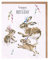 Wrendale - OC108 - Doppelkarte mit Umschlag, Geburtstag, Hasen, Happy Birthday, 14cm x 17cm