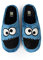 MARPEN SLIPPERS, Zapatillas de Casa de Invierno Monstruo Azul de Pelo Suave para Hombre o Mujer, Abiertas Azules, Talla 38
