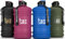 Be-Active 2,2 Liter Wasserflasche Krug mit Zeitmarkierungen - BPA frei - Flip Top Tracker Flaschen - Sport - Gym (Dunkelgrün)
