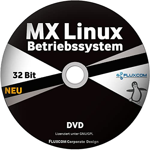 LINUX MX 23.6 DVD, Live-System 32 Bit Betriebssystem, mit Anleitung