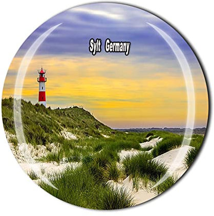 Germany Sylt Kühlschrankmagnet Kristall Touristen Souvenir Geschenkkollektion Kühlschrank Magnet Aufkleber