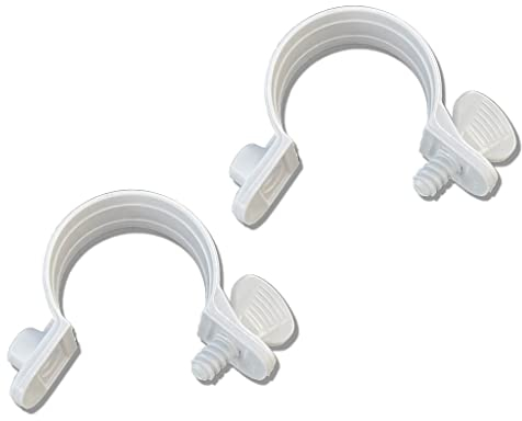 Hose Clamps for Pool Hoses Diameter 32 mm Plastic Pack of 2