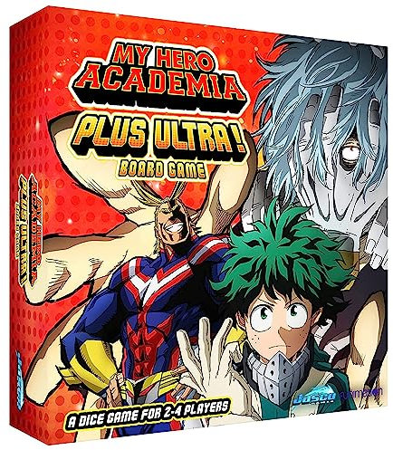 JASCO Games | My Hero Academia Plus Ultra! Board Game | Board Game | Ages 14+ | 2-4 Players | 30 Minutes Playing Time, MHABG01