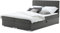 Boxspringbett Grenland 160x200 mit Bonnell-Federkernmatratze und Topper. Kontinentalbett Stauraumbett dekoratives Kopfteil! Das Beste Doppelbett für Seniorenbett! (Trinity 15), Grenland160x200