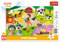 Trefl - Babys and The Bear, Niedliche Babys - Kleinkind-Rahmenpuzzle, 15 große Teile, Rahmen und Feste Unterlage, mit Märchenfiguren Babies and The Bear, Bauernhof, Tiere, für Kinder ab 2 Jahren