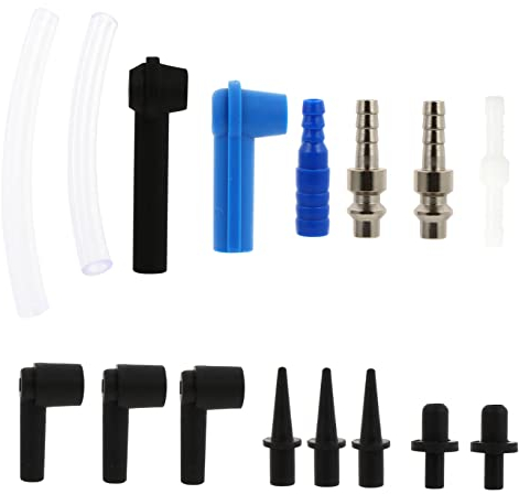 16 Stücke Bremsflüssigkeit Stecker Blau Auto Zubehör Werkzeuge Schwarz Auto Zubehör Auto Auto Bremsflüssigkeit Werkzeug Bremsflüssigkeit Ersatz Werkzeug Pumpe Öl