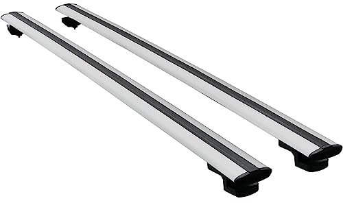 2 StüCk Auto QuerträGer DachträGer FüR Citroen Jumpy 2007-2017, Aluminiumlegierung DachträGer Crossbar Dachfrachtstangen FrachtgepäCkträGer ZubehöR