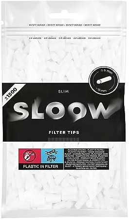 3 x 1500 Drehfilter = 4500 Stück Zigarettenfilter 6mm Slim Filter Zigaretten Feinfilter Slimfilter Eindrehfilter