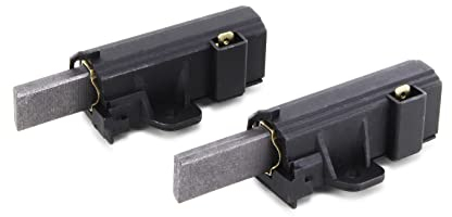 DEKAROX 2 carboni motore 13 x 5 x 36 mm, con supporto per AEG Electrolux 400602015/2 4006020152 per Whirlpool Bauknecht 481281719419 per motore SOLE in lavatrice