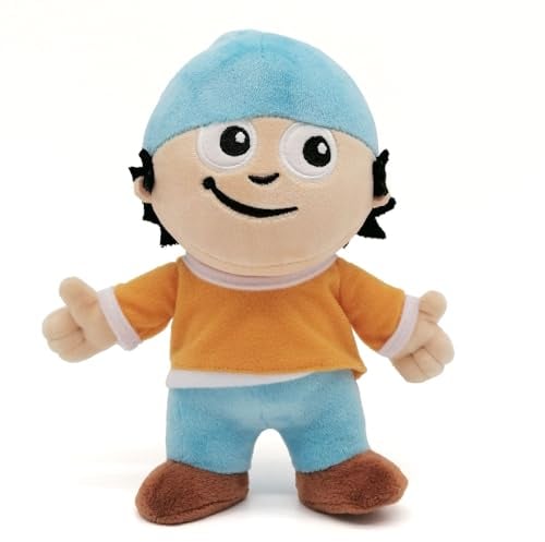 Mea-Living Mainzelmännchen Conni, Plüschfigur zum Kuscheln, 20 cm, ZDF Zeichentrick, kultig, Sammlerstück