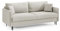 LIKMA 3 Sitzer Sofa Mara 209 cm mit Schlaffunktion und Bettzeugbehälter, Bouclé Schlafsofa mit Bettkasten, Moderne Couch, Sofagarnituren, Bettsofa Farbe: Creme, Stoff: Lambi 8