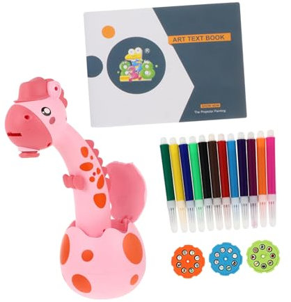 NAMOARLY 1ensemble Set De Jouets De Projection De Peinture Pour Garçon Fille Projecteur Éducatif à Dessin Avec Motifs De Faon Activité Manuelle Créative