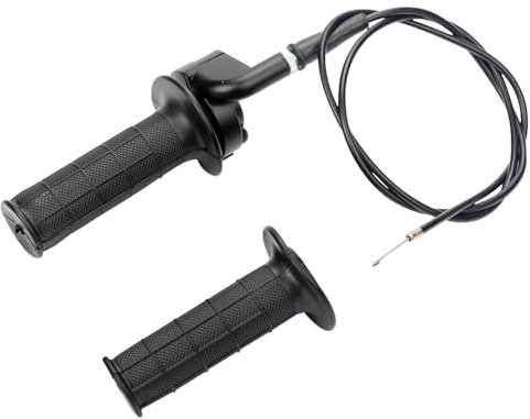 WIYETY Manopole Moto Impugnatura Acceleratore: Manopola Dell'acceleratore con 1 M Cavo, Presa Girevole Dell'acceleratore, Impugnatura Dell'acceleratore per 50cc 200cc Moto, Dirtbike, Elettrica