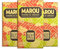 MAROU - Tablette Chocolat Noir 69% Gingembre & Citron Vert - Grand Cru Ba Ria - 80 g - Sans Lécithine, Sans Gluten - Origine Vietnam (Lot de 3)